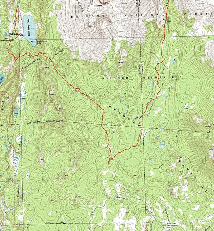 Wind River Sweetwater Extension Map.
